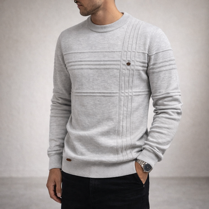Borja | Elegante jersey de hombre con diseño de cuadros