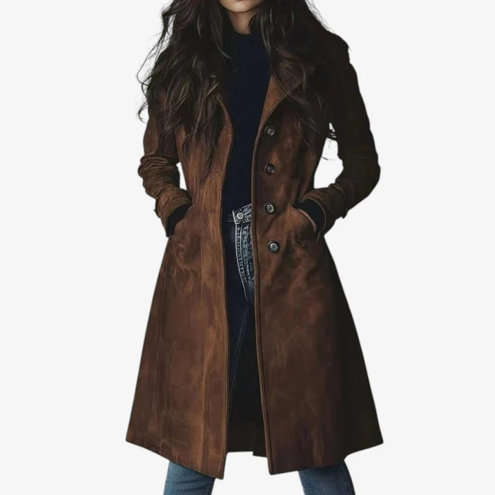 Sofía | Elegante abrigo largo para una calidez y un estilo atemporales