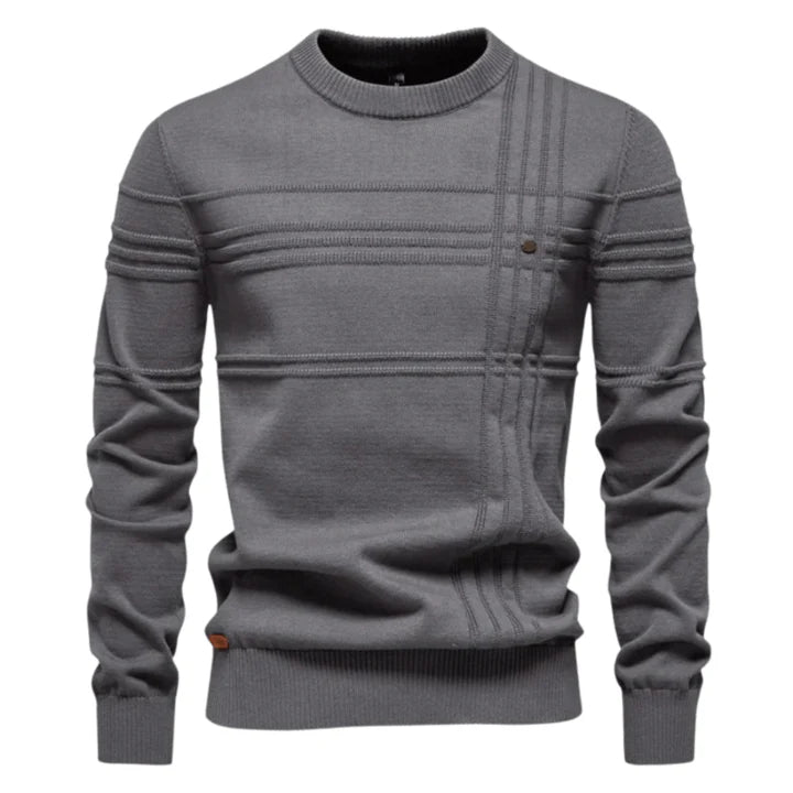 Borja | Elegante jersey de hombre con diseño de cuadros