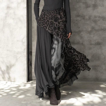 Noa | Vestido largo de leopardo